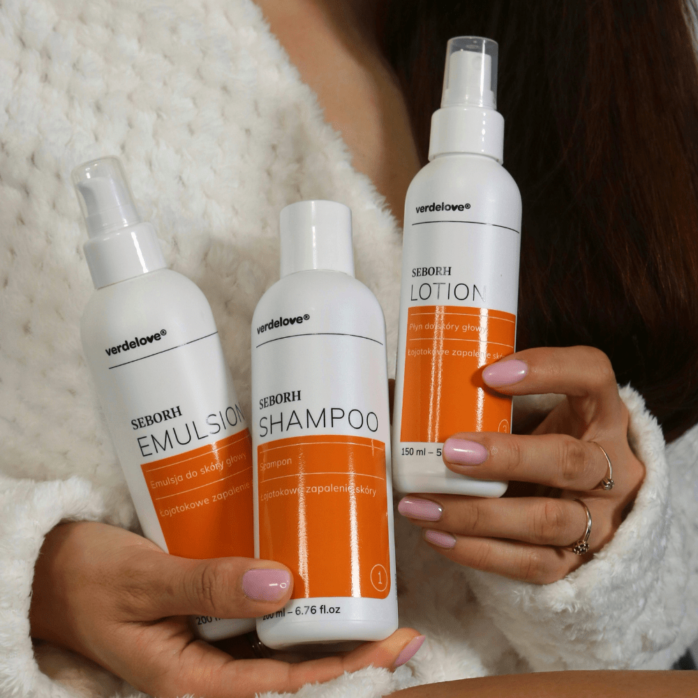 Seborh zestaw do skóry głowy z objawami łojotokowego zapalenia od Verdelove