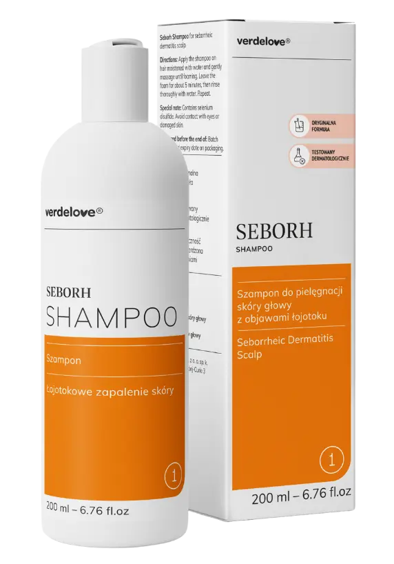 Szampon Seborh Verdelove na łojotokowe zapalenie skóry głowy